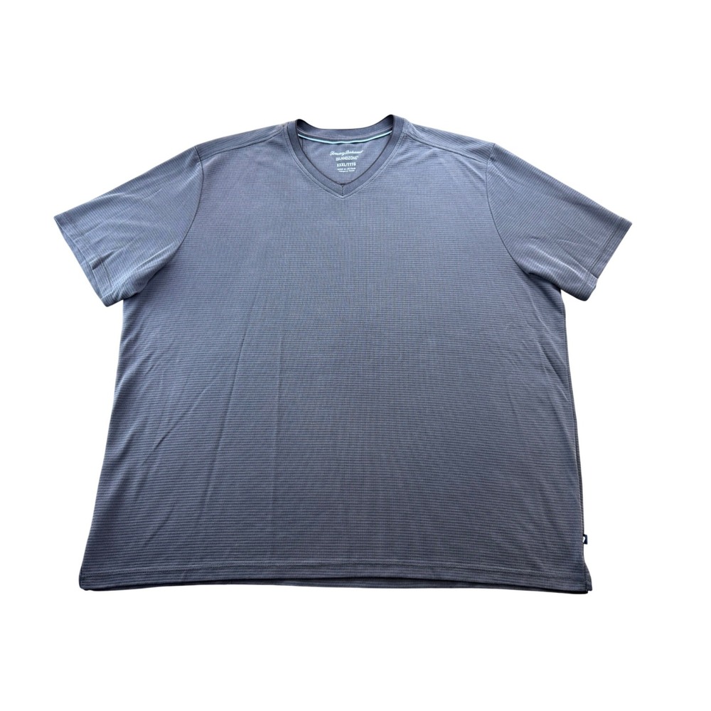 Tommy Bahama‎ IslandZone Mens Size XXXL V Neck Short Sleeve T Shirt Navy Blue